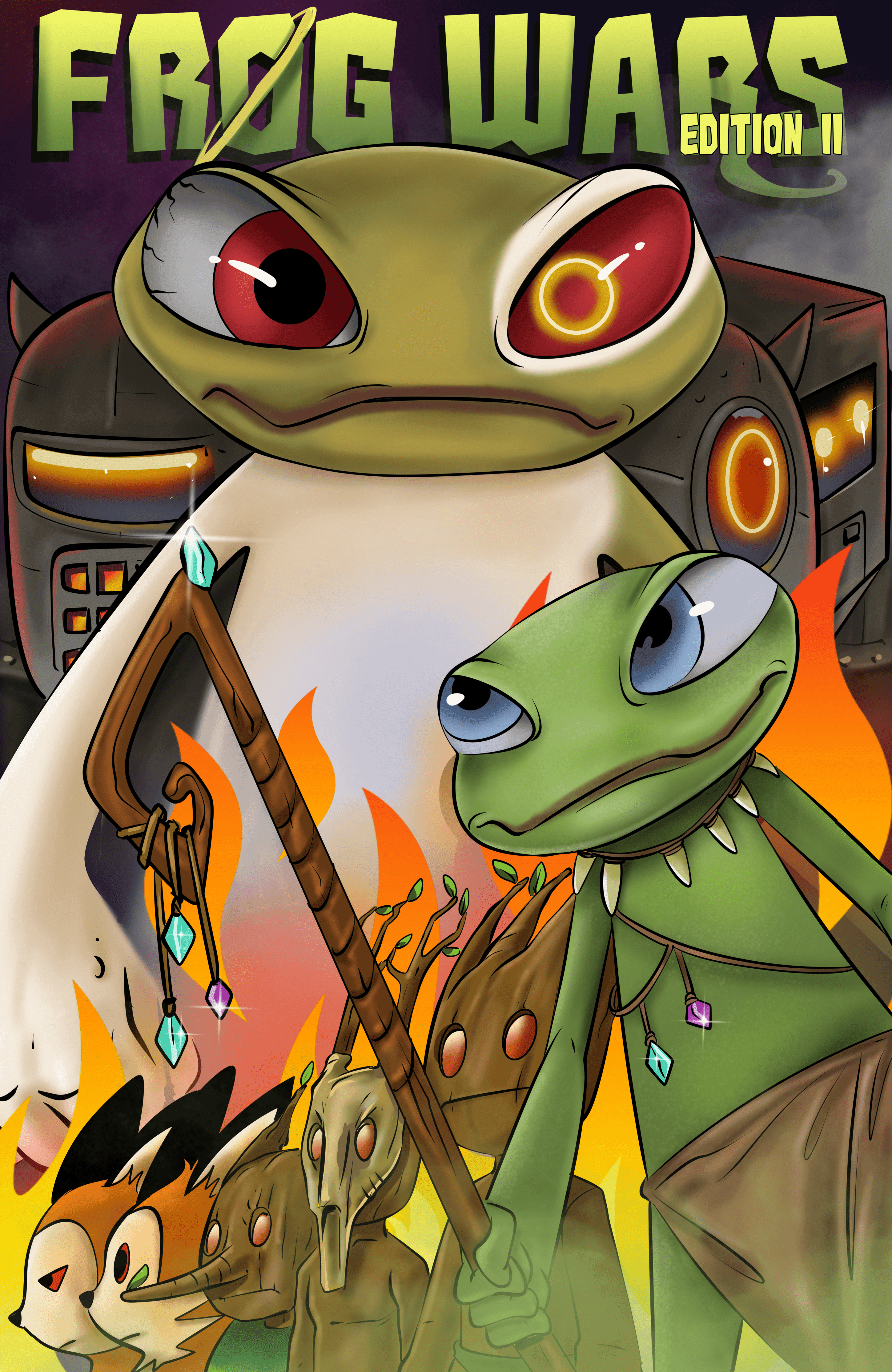 Frog Wars - Edition II for Culture SZN. Courtesy of artist.